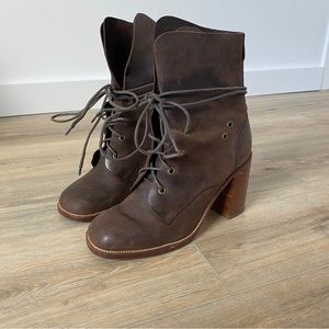 Jeffrey Campbell Juneau Lace Up Heeled Boots
